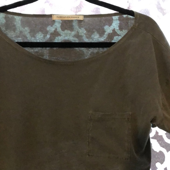 Grey crop top Foreign Exchange - Picture 2 of 3